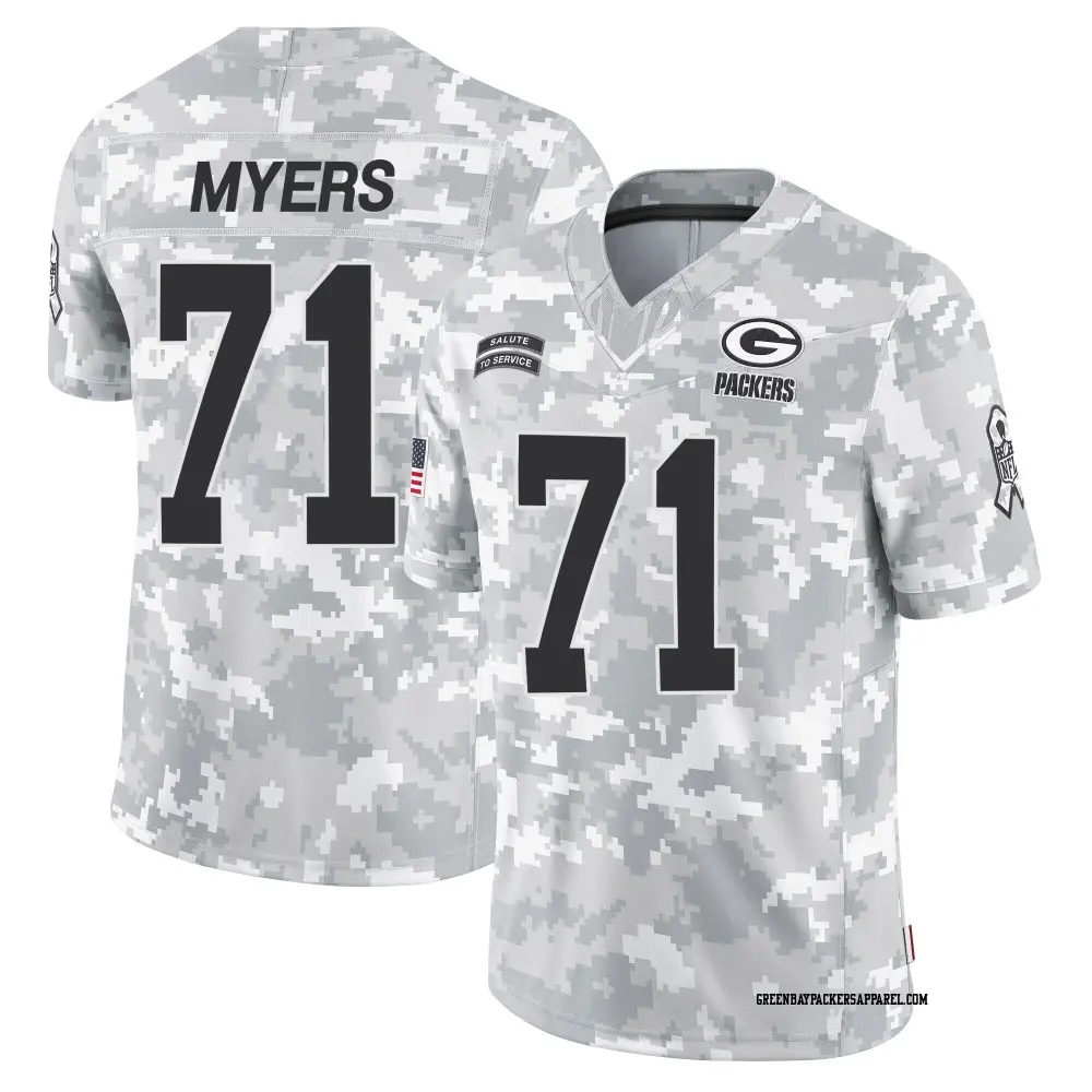 Josh Myers Jersey for Men Women and Kids Packers Store