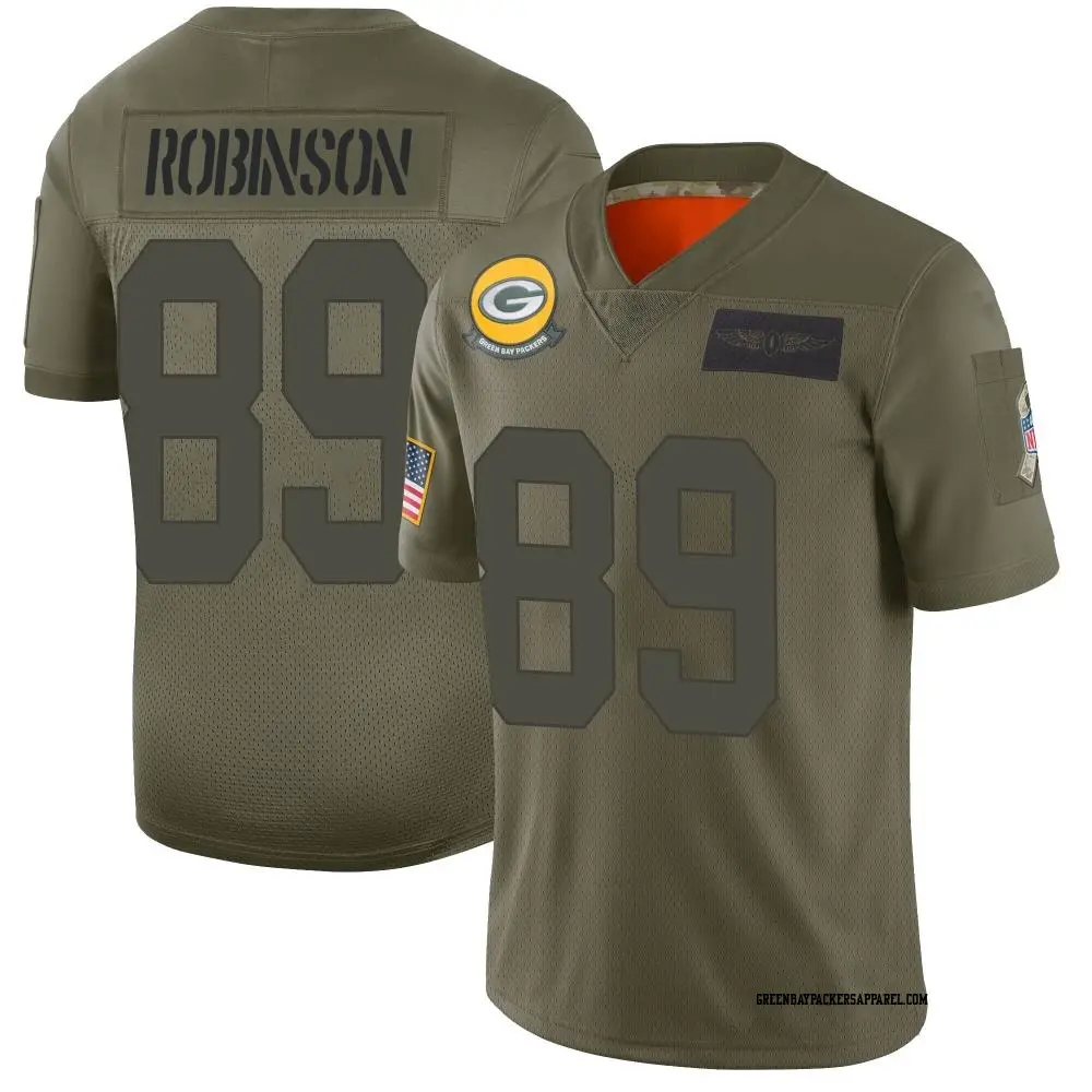 Limited Camo Youth Dave Robinson Green Bay Packers 2019 Salute to Service Jersey